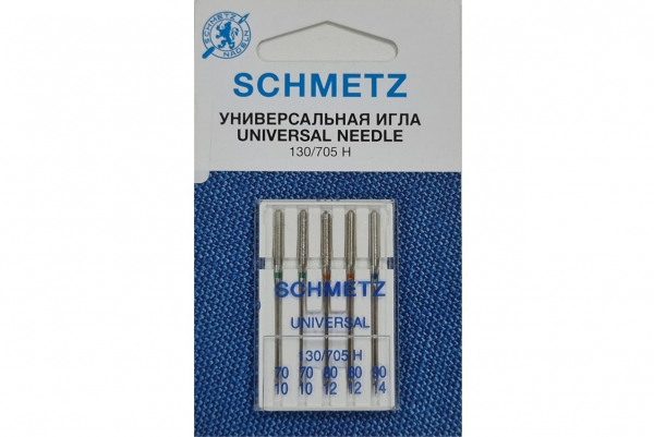 Иглы Schmetz универсальные (70x2, 80x2, 90x1), 5 шт в Ачинске