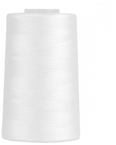 Нитки Sewing Thread 40/2 5000 ярд. цвет - белый 100% п/э в Ачинске