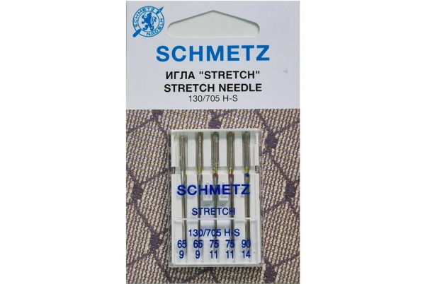 Иглы Schmetz стрейч combi (65x2, 75x2, 90x1), 5 шт в Ачинске